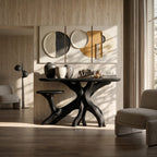 Japandi Minimal Solid Console Table