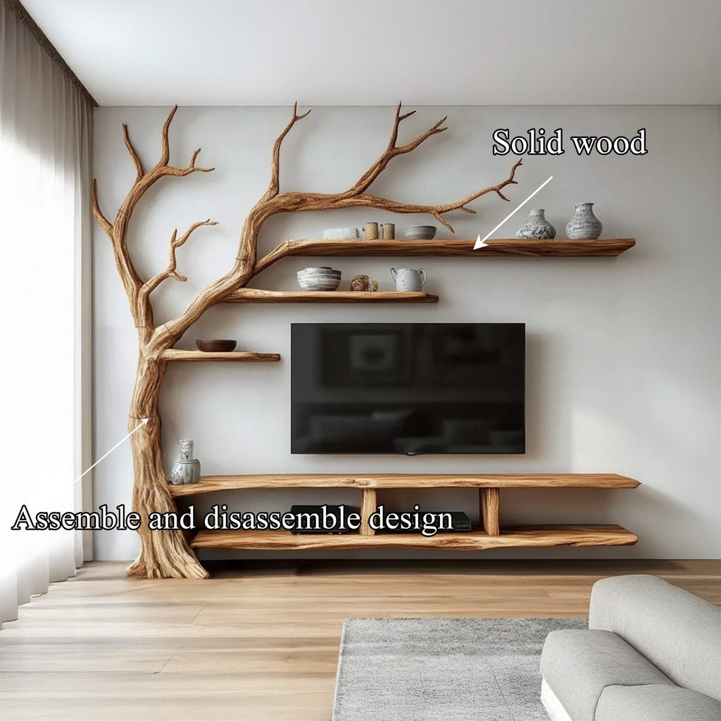 Organic Tree Wall Shelf
