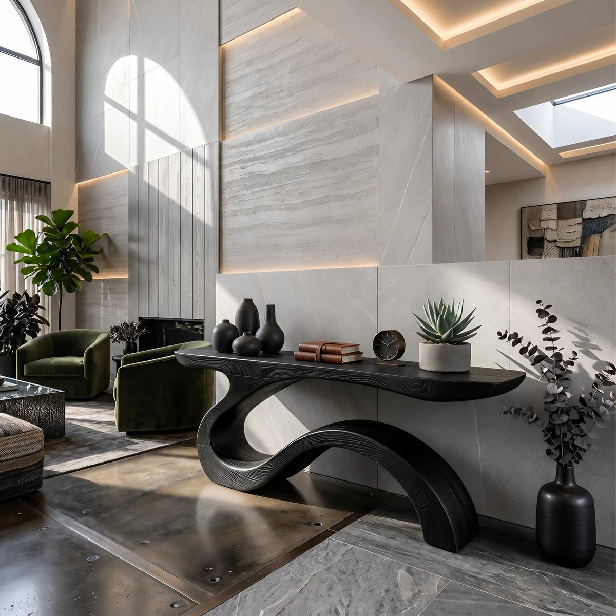 Organic Contemporary Side Table