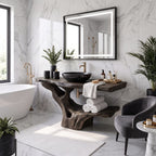 Organic Live Edge Washbasin Vanity