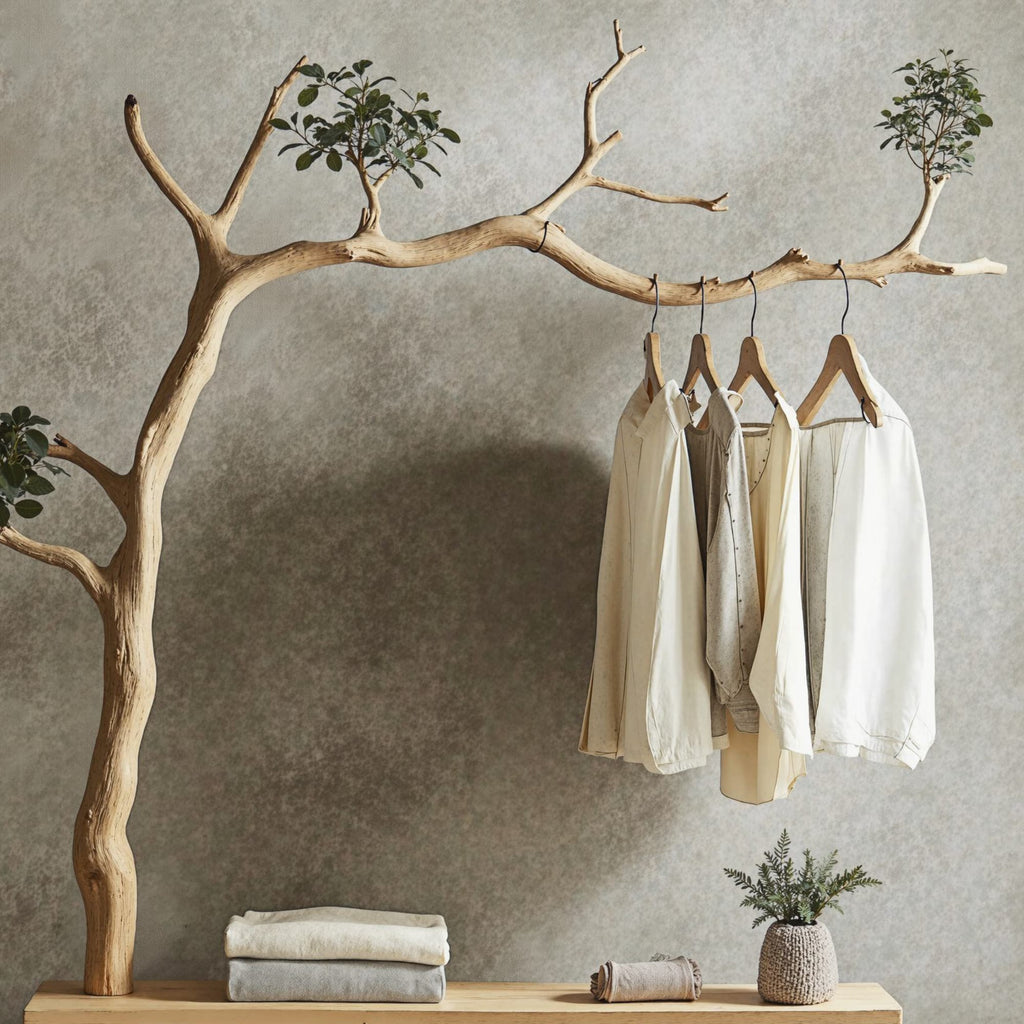 Driftwood Branch Coat Hanger Wall Mount Towel Hook, solid wood, built to order