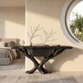 Organic Modern Tree Base Console Table Entryway, solid wood, built to order, view 4
