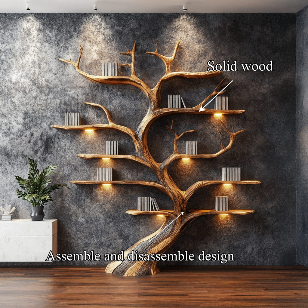 Tree Branch Shelf Driftwood Solid Art Gift, solid wood, built to order