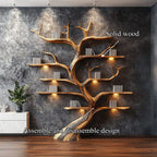 Tree Branch Shelf Driftwood Solid Art Gift, solid wood, built to order
