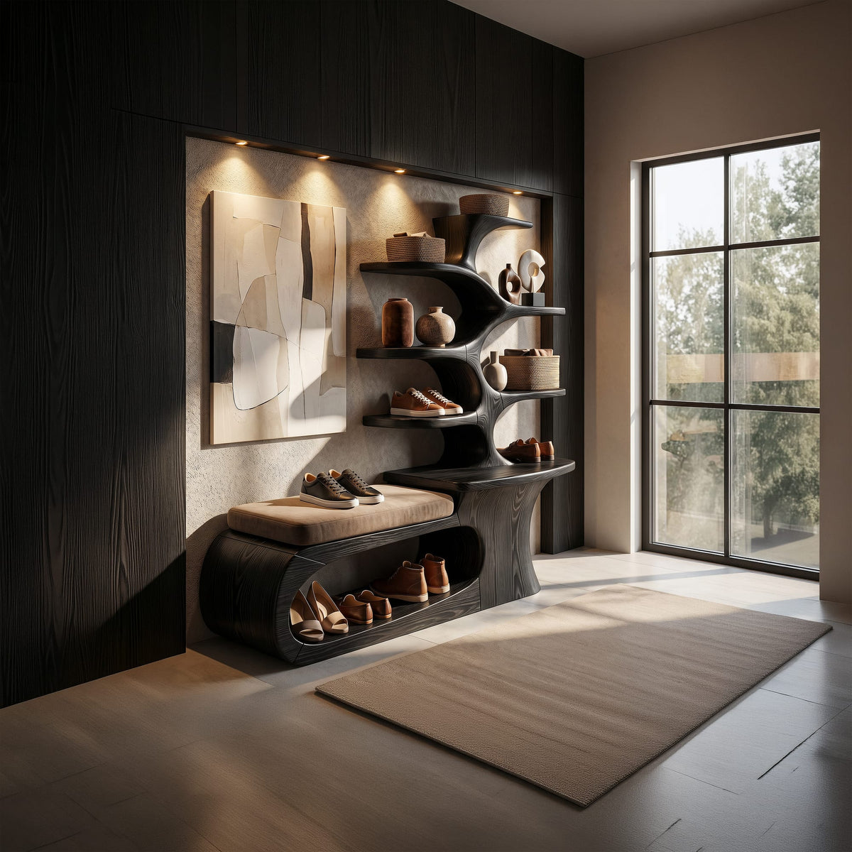 Storage Closet Wall Shelf