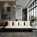 Minimalist Sofa with Cushions, solid wood, built to order, view 4