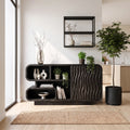 Organic Modern Sideboard Cabinet with Storage Kitchen, solid wood, built to order, view 3