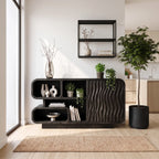 Organic Modern Sideboard Cabinet with Storage Kitchen, solid wood, built to order, view 3