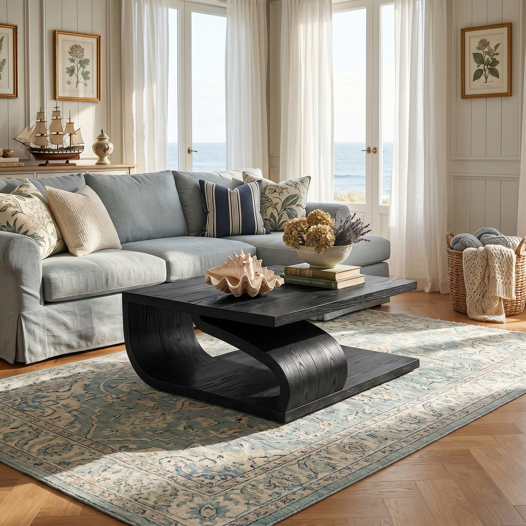 Curved Apartment Coffee Table