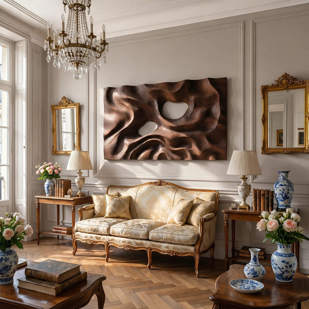 Textured Geometric Modern Wall Art