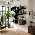 Organic Sculptural Wooden Wall Shelves, solid wood, built to order, view 4