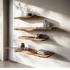 Organic Floating Display Wall Shelf