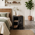 Farmhouse Live Edge Nightstand Bedroom Furniture Design, solid wood, built to order, view 4