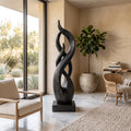 Rustic Abstract Sculpture, solid wood, built to order, view 4