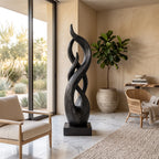 Rustic Abstract Sculpture, solid wood, built to order, view 4