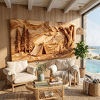 Geometric Layered Wall Art