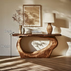 Sculpted Artistic Console Table