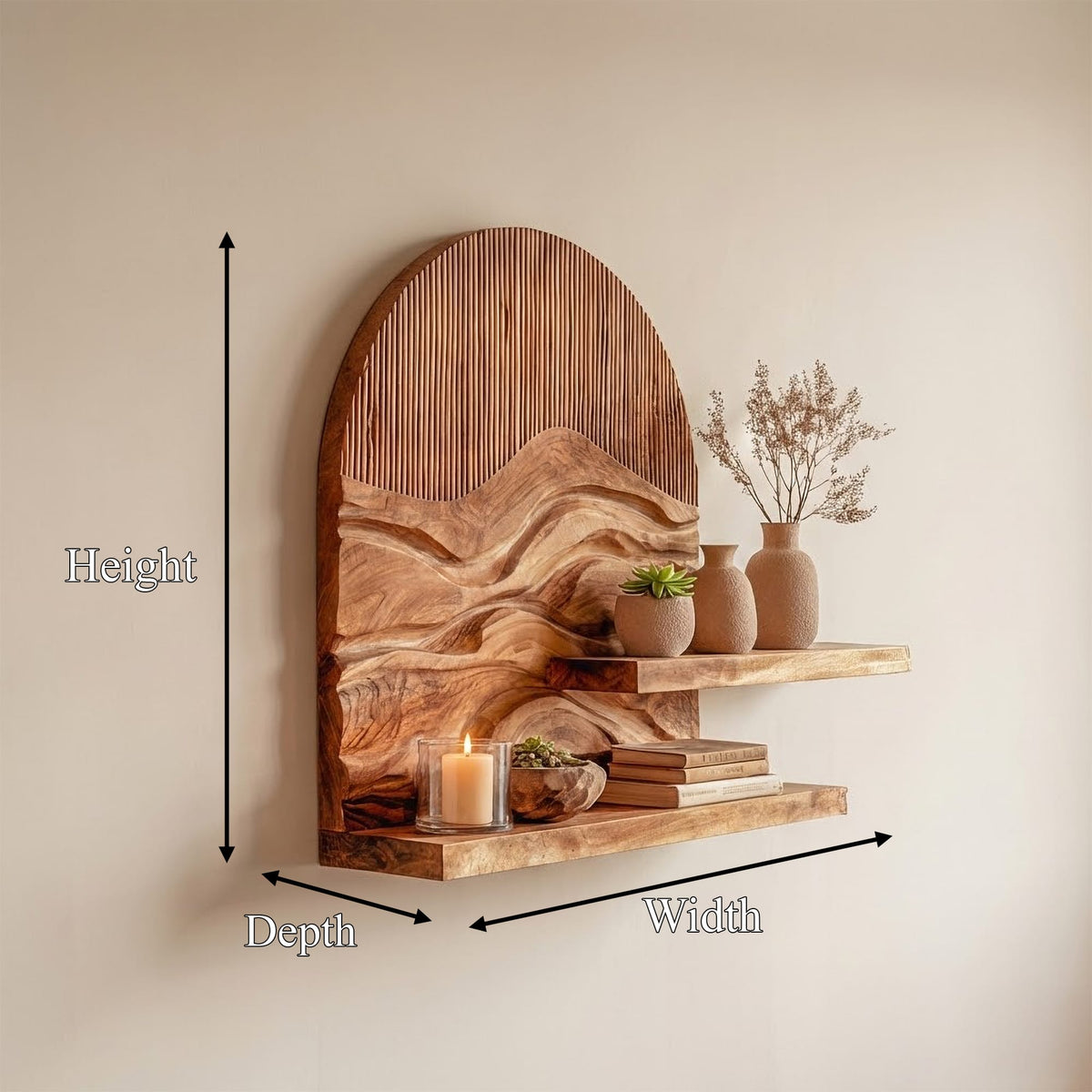 Floating Book Wall Shelf