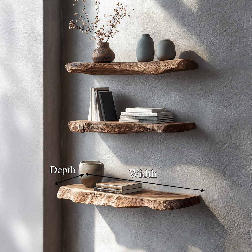 Organic Wall Floating Shelf