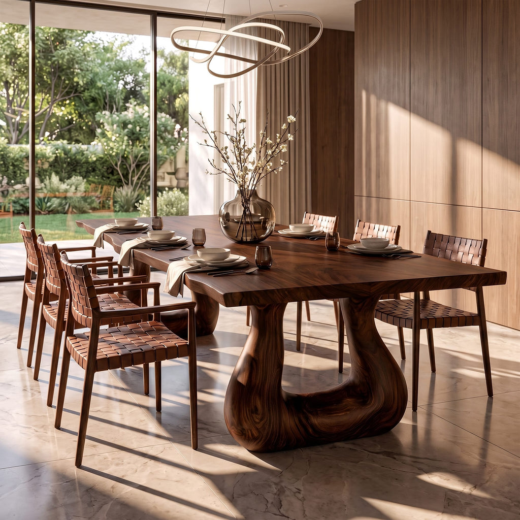 Live Edge Legs Dining Table