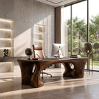 Sculptural Trestle Desk