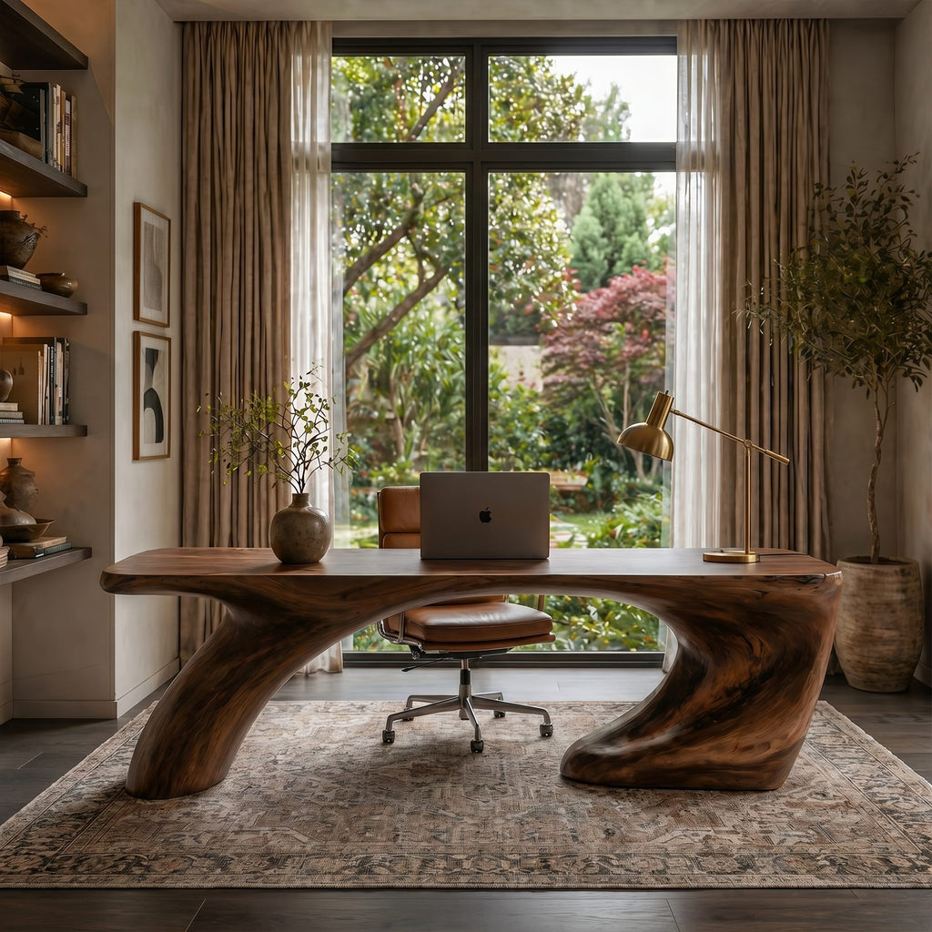 Curved Sculptural Desk
