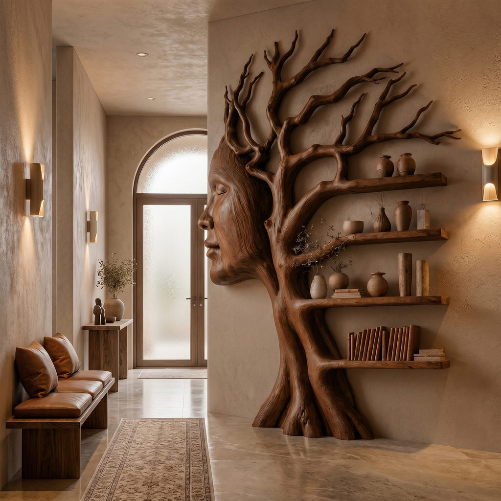 Fantasy Sculptural Tree Bookshelf
