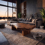 Live Edge Sculptural Centerpiece Coffee Table