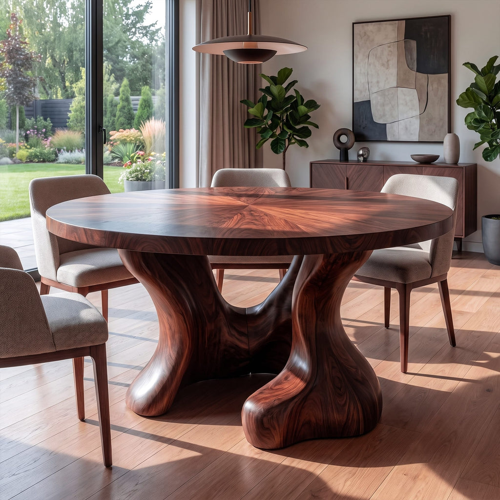 Round Hollow Dining Table