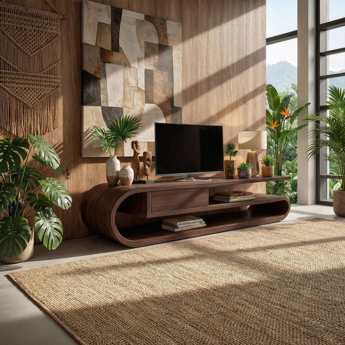Contemporary Entertainment TV Cabinet