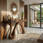 Sculptural Sofa Console Table