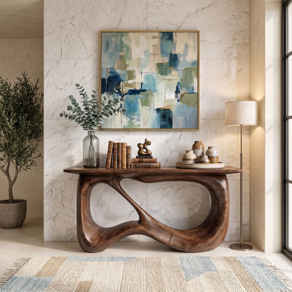 Minimal Loop Console Table