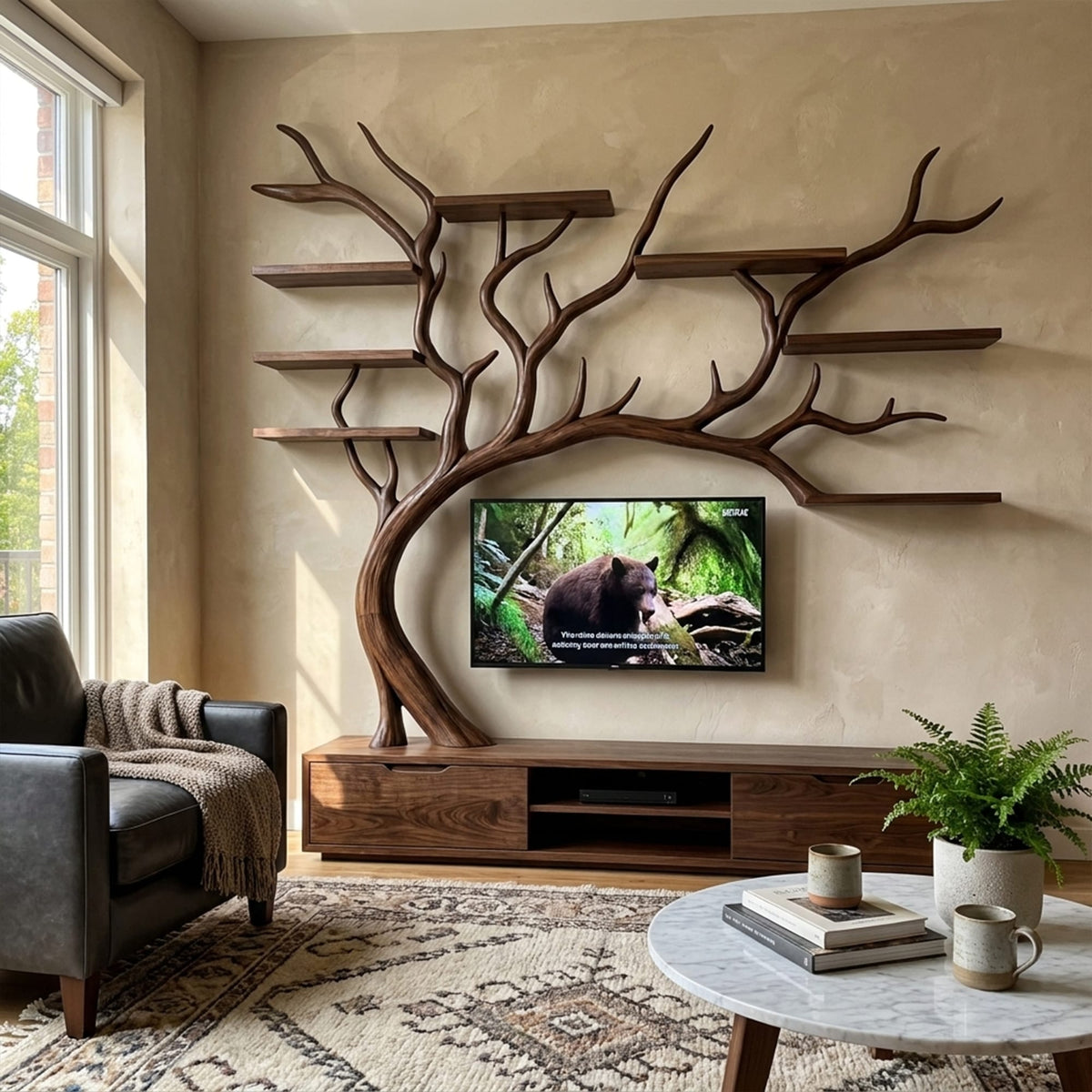 Solid Entertainment Bookshelf