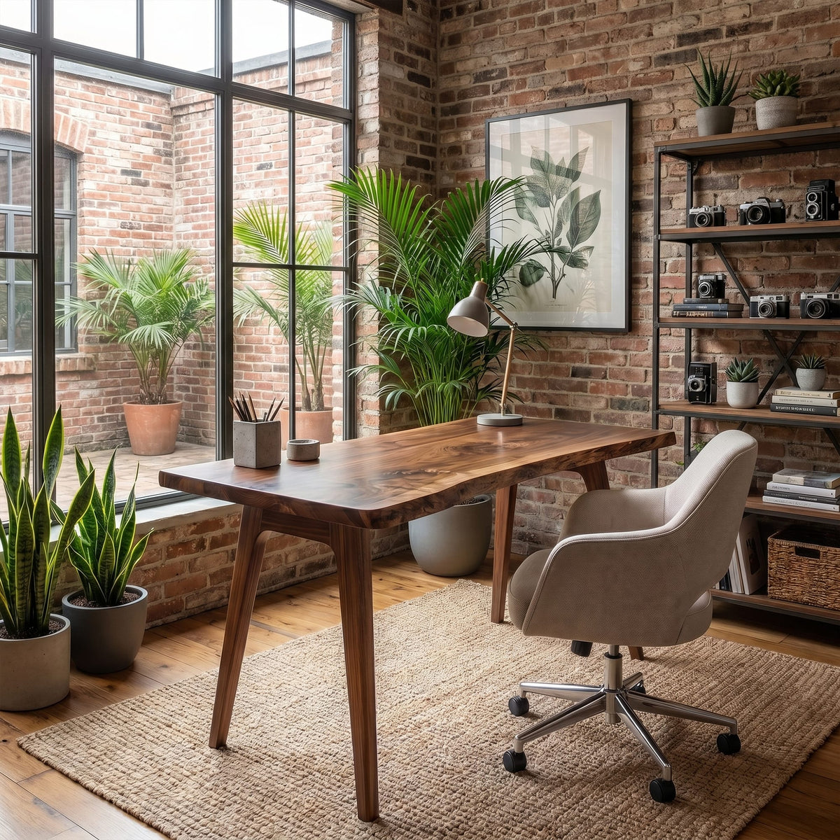Solid Computer Desk