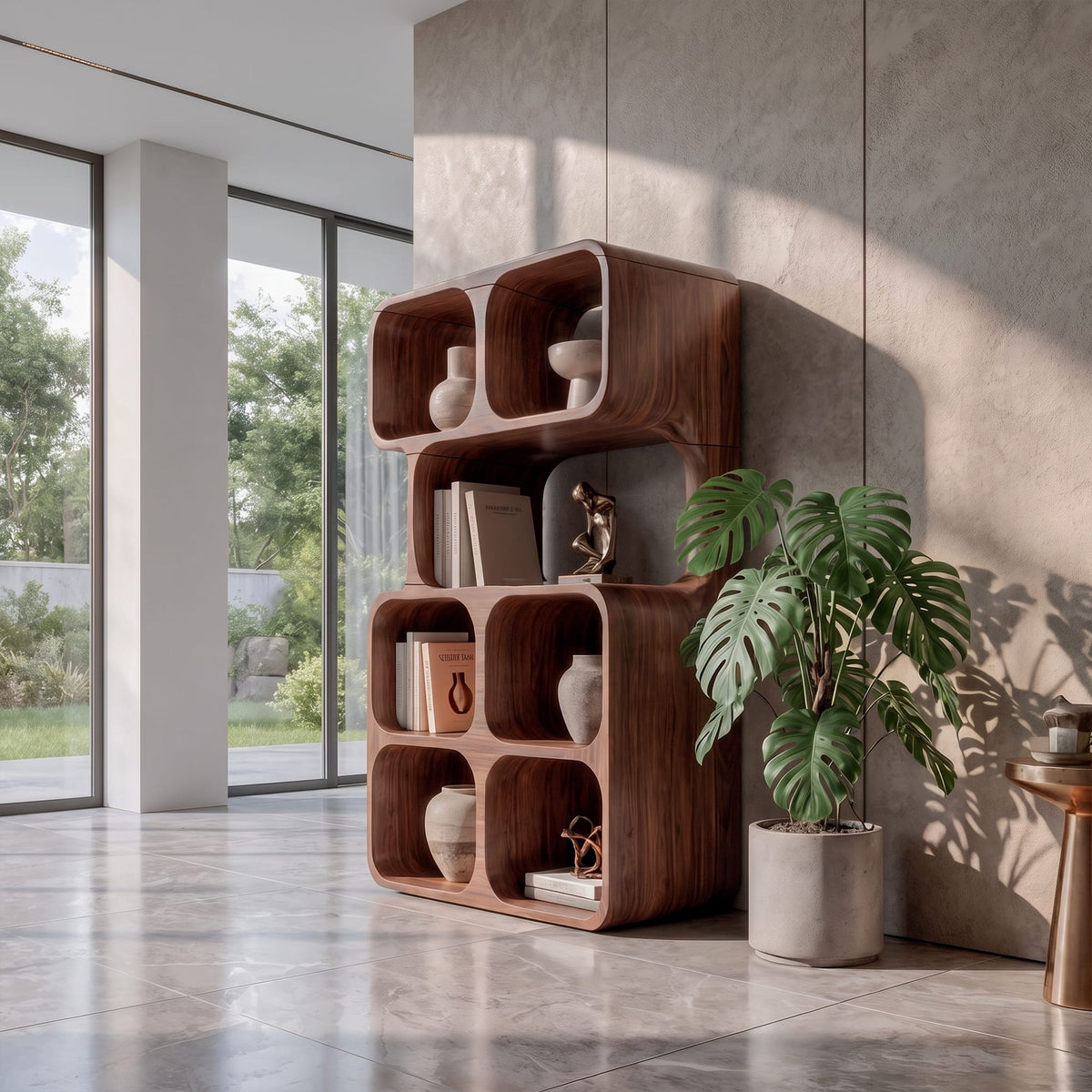 Organic Modern Bookshelf