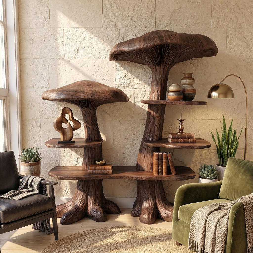 Nature-inspired Storage Bookshelf