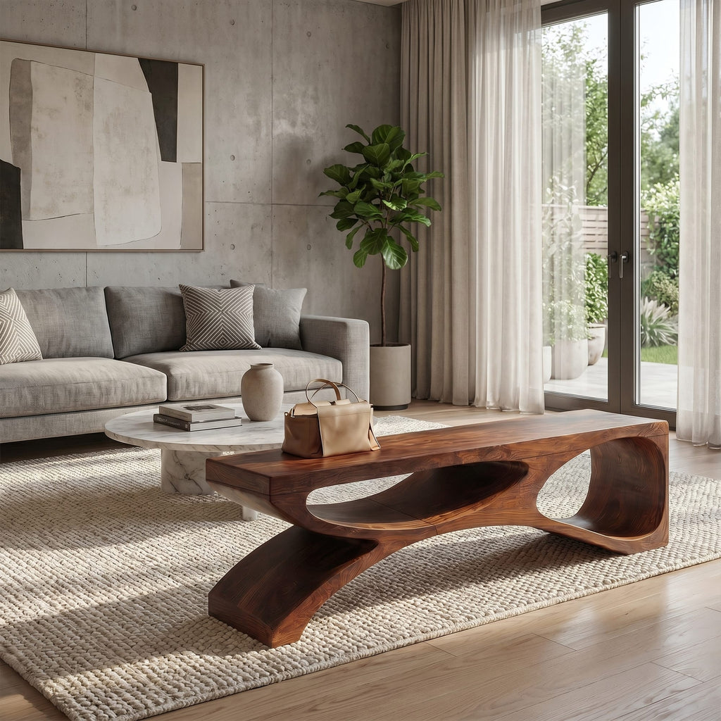 Sculptural Contemporary Headboard