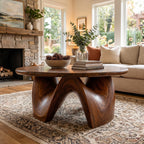 Round Live Edge Coffee Table