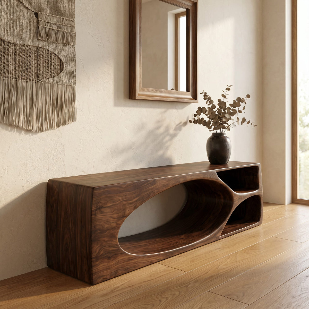 Built-in Storage Wall Shelf