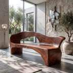 Solid Hallway Bench
