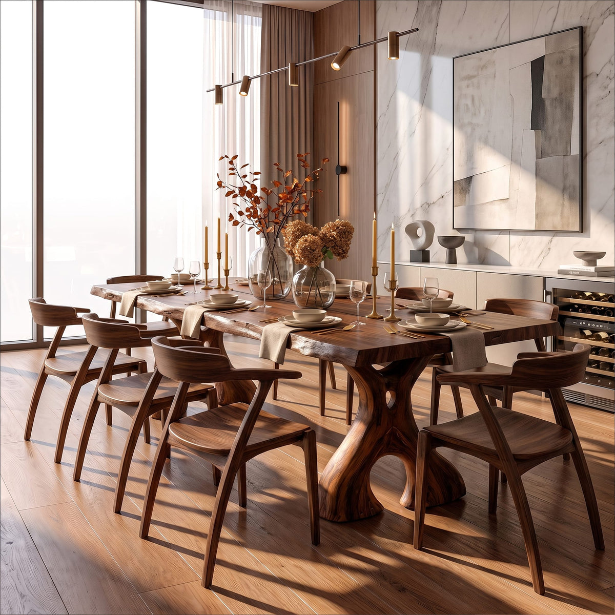 Irregular Edge Dining Table