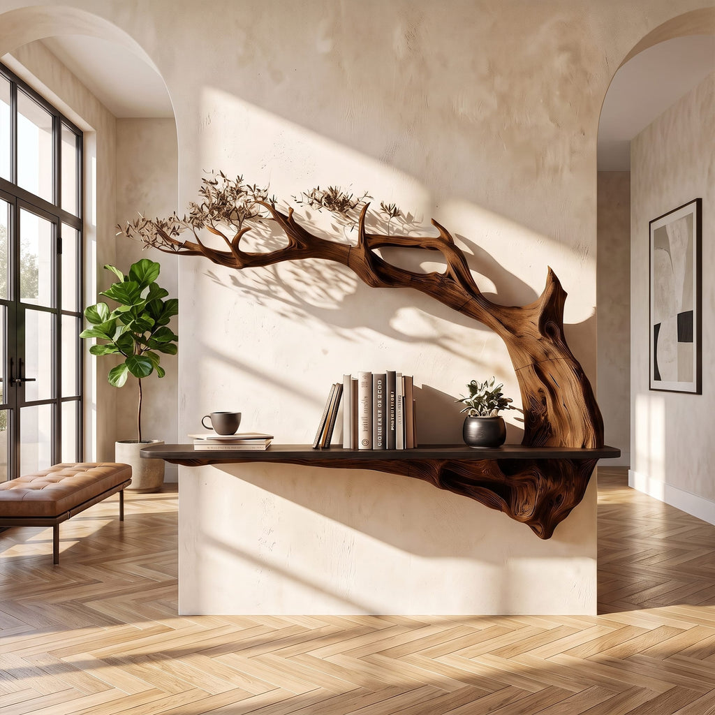 Tree Storage Wall Shelf
