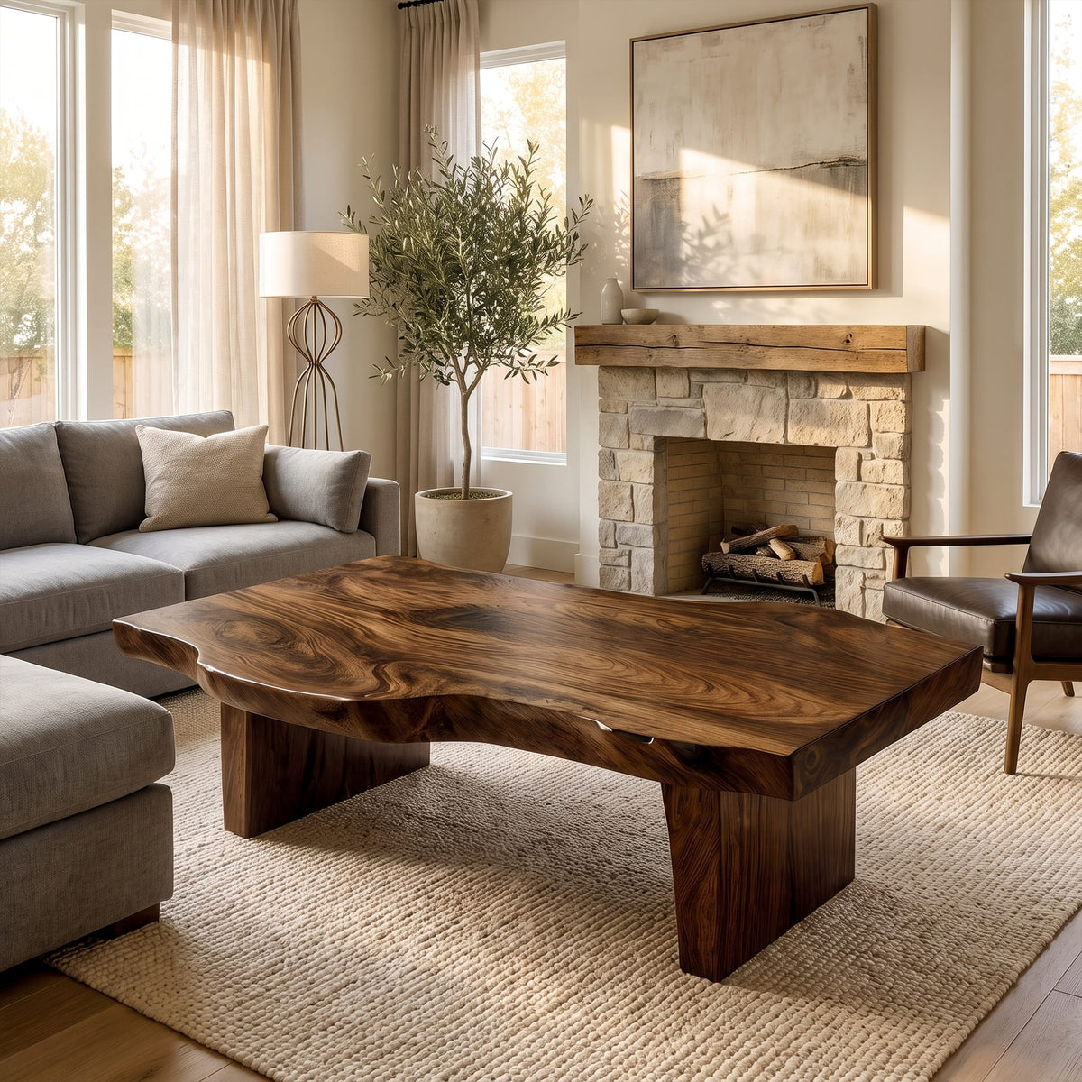Solid Square Coffee Table