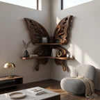 Live Edge Sculptural Floating Shelf