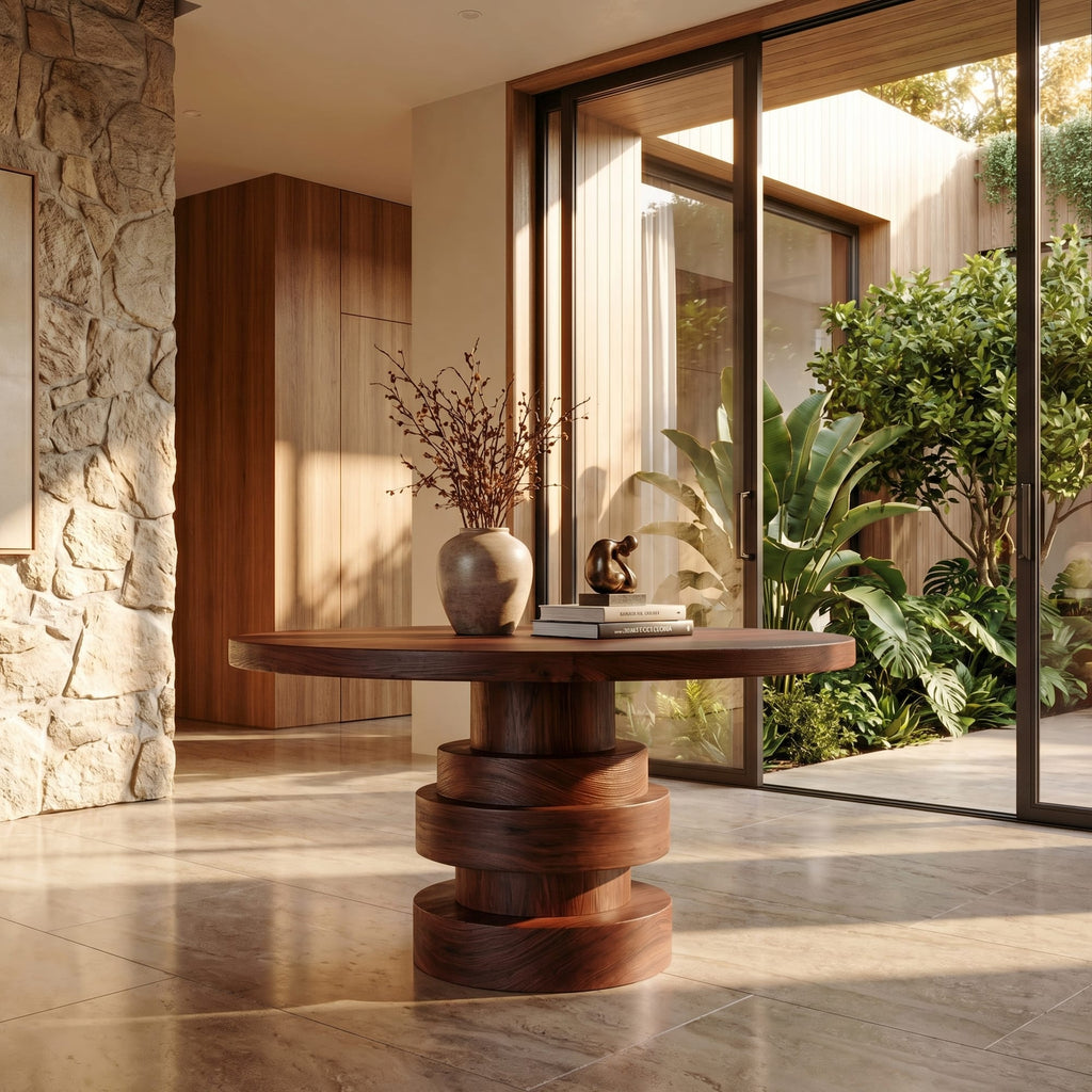 Modern Stacked Console Table