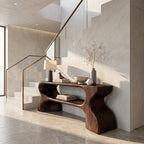 Architectural Curved Console Table