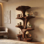 Sculptural Mushroom Floating Bookshelf