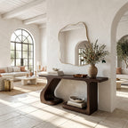 Carved Root Console Table