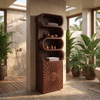 Sculptured Storage Bath Shelf