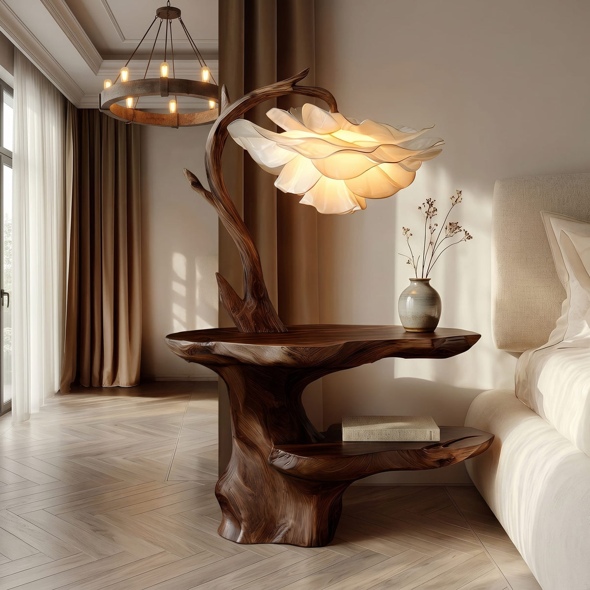 Organic Flower Nightstand